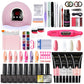 Coffret Ongles Gel UV & Acrygel - Lampe, Ponceuse & Accessoires Inclus - Ongles Sublimes Facilement