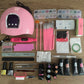 Coffret Ongles Gel UV & Acrygel - Lampe, Ponceuse & Accessoires Inclus - Ongles Sublimes Facilement