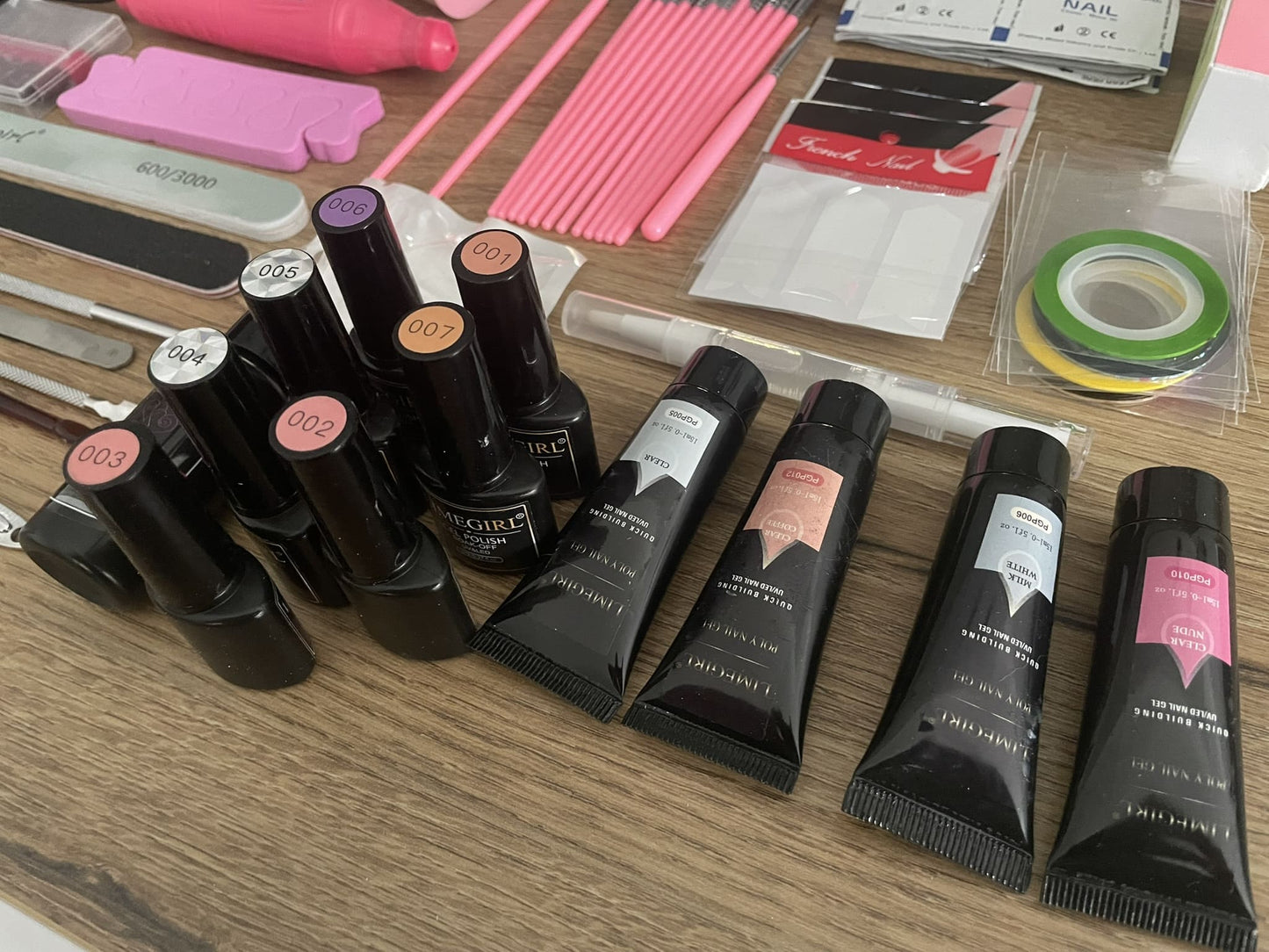 Coffret Ongles Gel UV & Acrygel - Lampe, Ponceuse & Accessoires Inclus - Ongles Sublimes Facilement